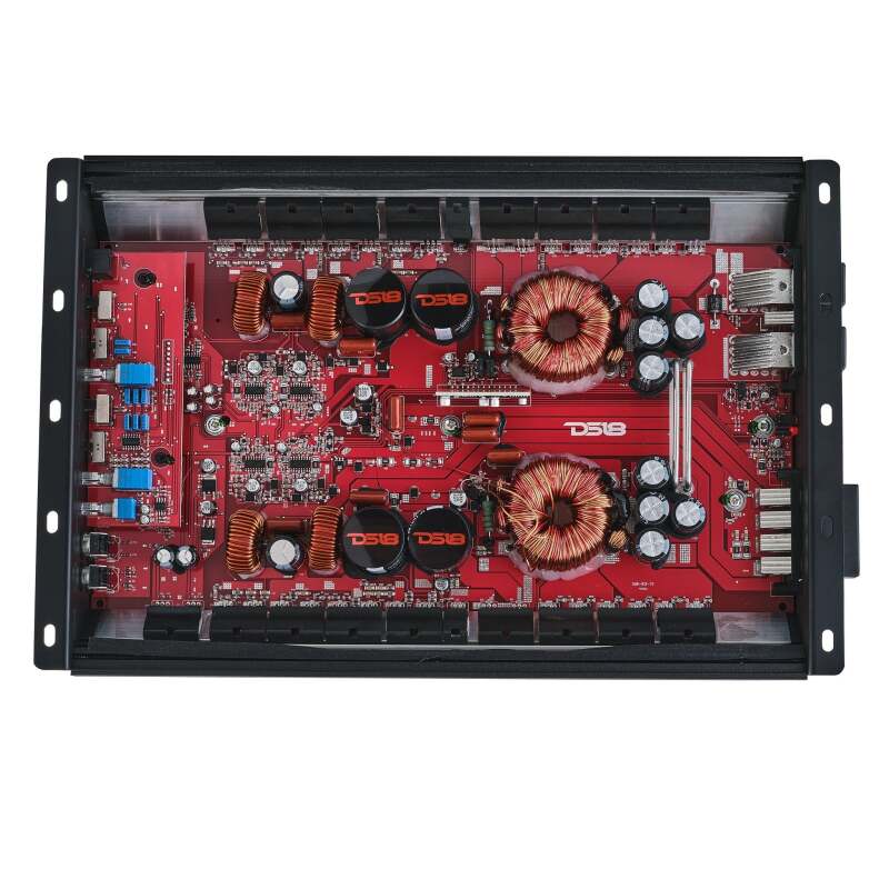 DS18 — DS18 4-Channel Amp 2x 1000/4ohm Bridge 4 x 550/2ohm 4 x 300/4ohm Watts RMS Black