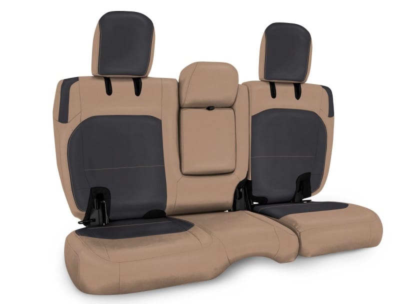 PRP Seats — PRP 2018+ Jeep Wrangler JLU/4 door Rear Bench Cover with Leather Interior - Black/Tan
Seat Covers