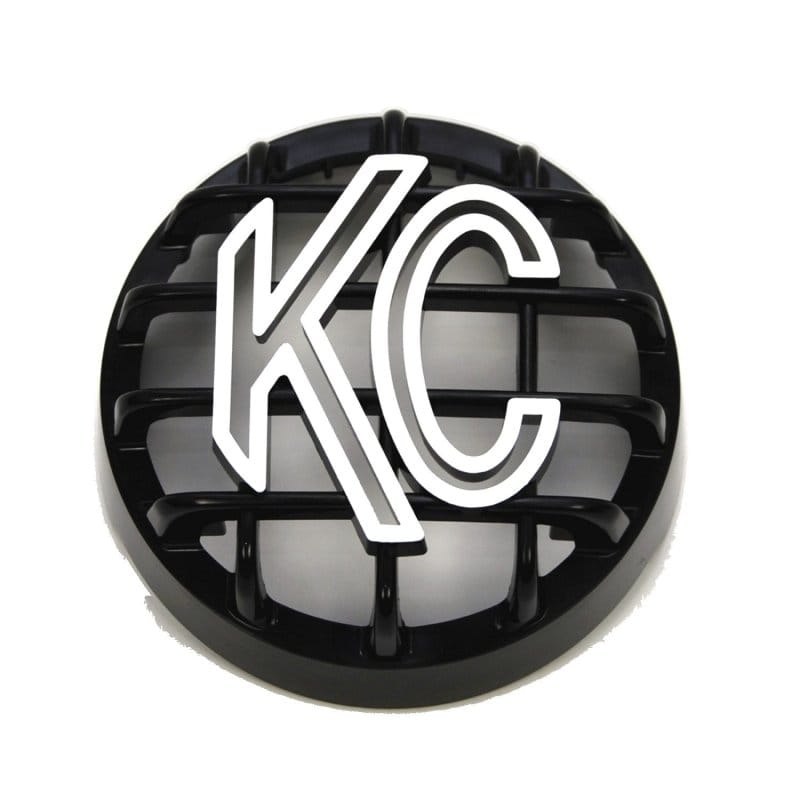 KC HiLiTES — KC Stone Guard KC Rally 400 ABS Black White EA
Grill; 4in. Black Rally 400 Stone Guard (ea)