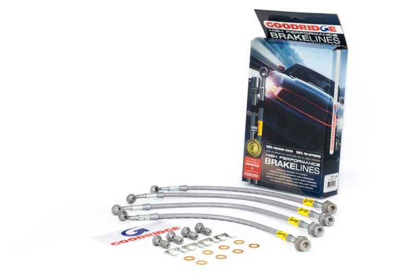 Goodridge — G-STOP SS Braided Brake Line Kit