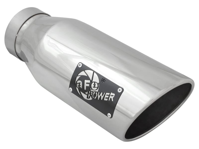 aFe — MACH Force-Xp 304 Stainless Steel Clamp-on Exhaust Tip Polished