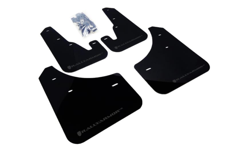Rally Armor — Black Mud Flap/Grey Logo