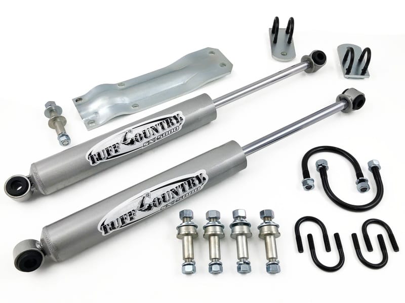 Tuff Country — 1969-1987 Chevy Truck 1/2/3/4 ton 4wd K10/K20-Dual Steering Stabilizer (in-line