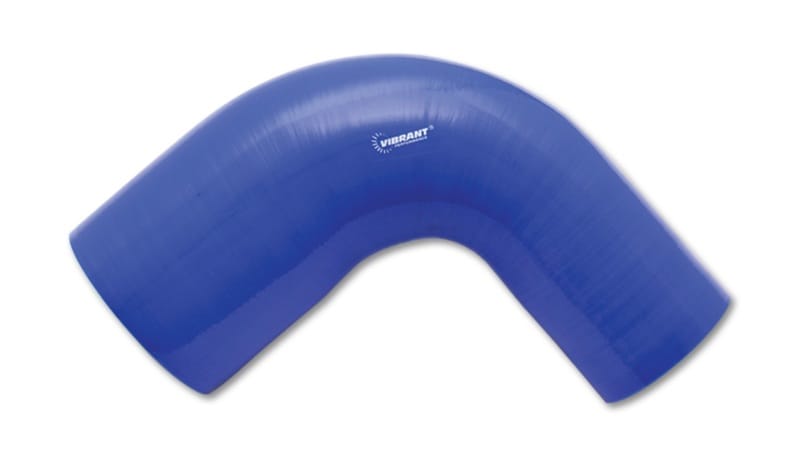 Vibrant — 4 Ply 90 deg. Reducer Elbow Coupler, 2" ID x 2.5" ID x 4" Leg Length - Blue
90 Degree Reducer Elbow, 2.50" I.D. x 2.00" I.D x 3.50" Leg Length - Blue
4 Ply 90 Degree Reducer Elbow