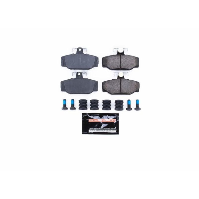 PowerStop — PowerStop - Z23 Daily Driver Carbon-Fiber Ceramic Brake Pads with Hardware Kit