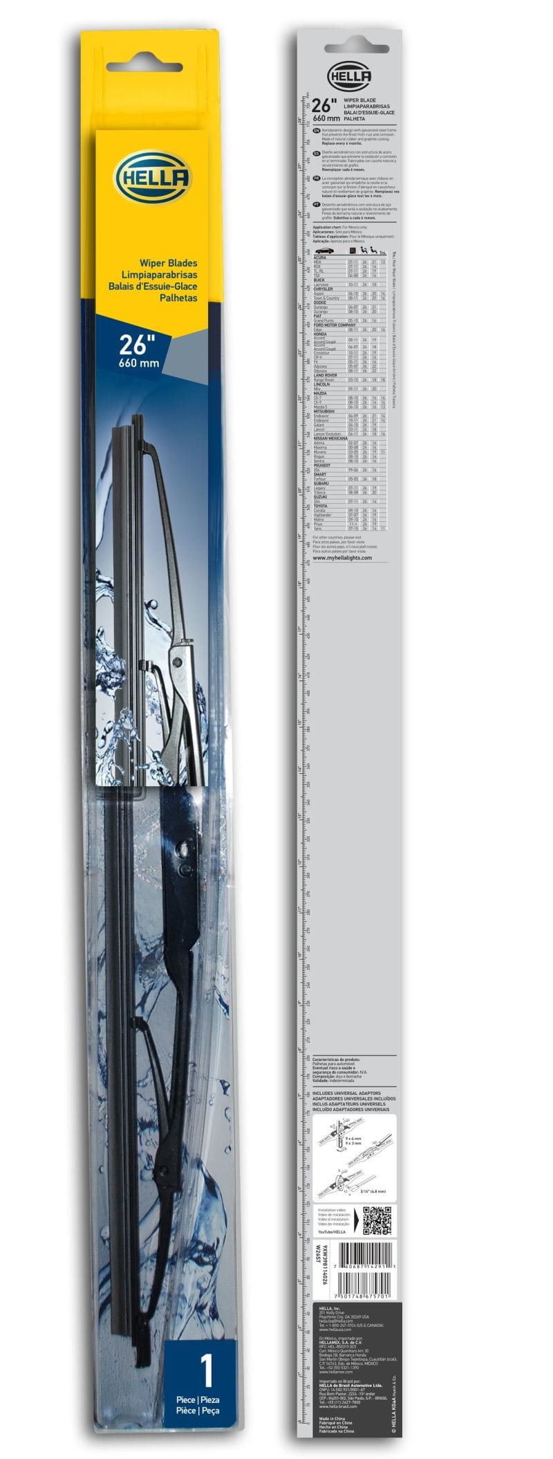 Hella — HELLA Wiper Blade 9XW398114026