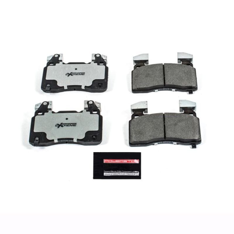 PowerStop — PowerStop - Z26 Performance Carbon-Fiber Ceramic Brake Pads with Hardware Kit