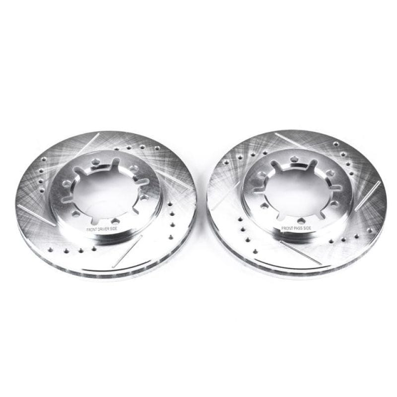 PowerStop — PowerStop Evolution Performance Drilled, Slotted & Plated Brake Rotor Pair