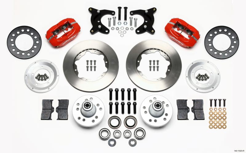 Wilwood — KIT,FRONT,A BODY,65-72,10in. DRUM,FDLI 11.00,RED