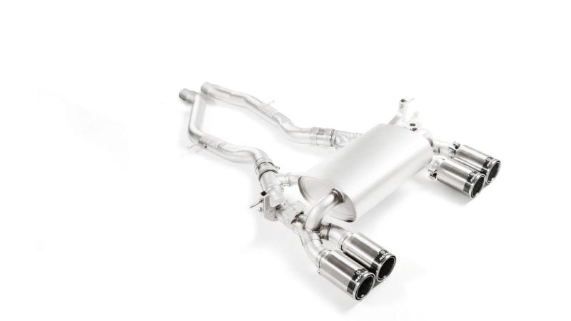 Remus — Remus 2018 BMW M2 Competition F87N Coupe Axle Back Exhaust (w/Integrated Valves / Tail Pipes Req)