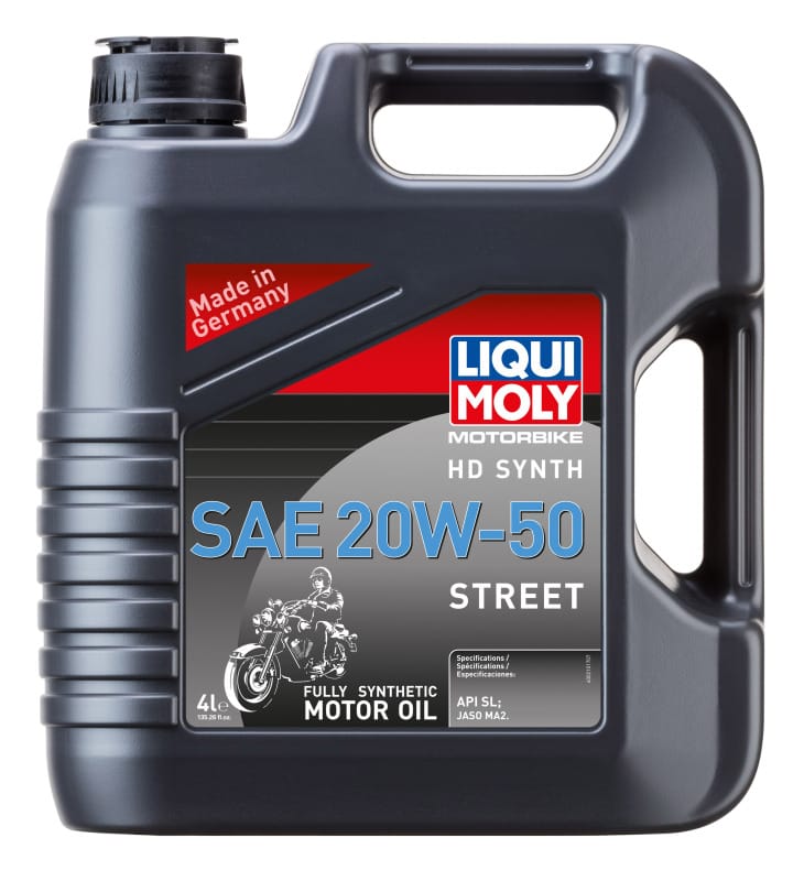 LIQUI MOLY — LIQUI MOLY 4L Motorbike HD Synth SAE 20W50 Street
