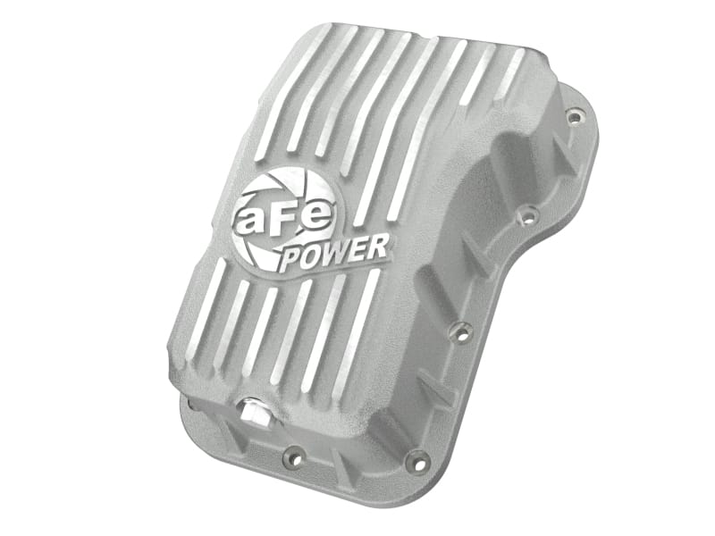 aFe — aFe POWER Street Series Engine Oil Pan Raw w/ Machined Fins