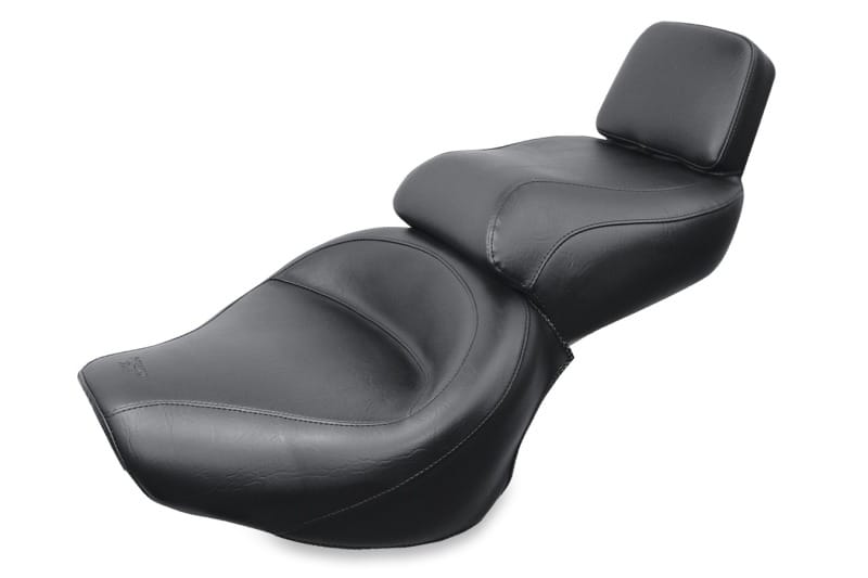 Mustang Motorcycle — Mustang 84-99 Yamaha Virago 700, Virago 750 84-99 Wide Touring 1PC Seat - Black