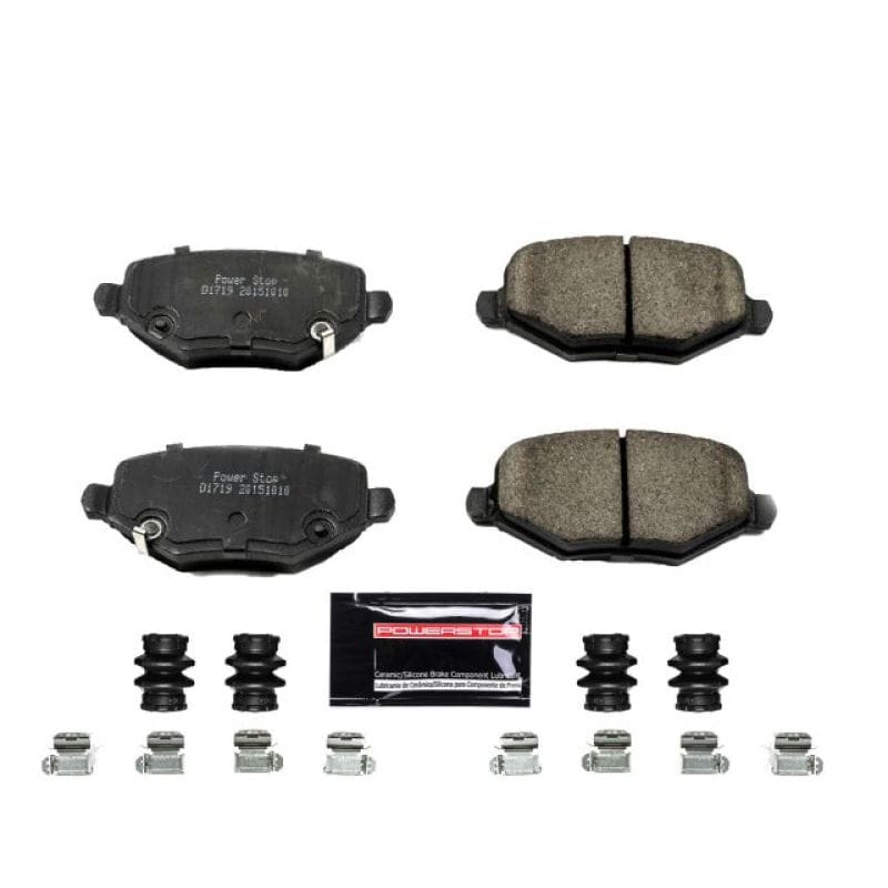 PowerStop — PowerStop - Z23 Daily Driver Carbon-Fiber Ceramic Brake Pads with Hardware Kit