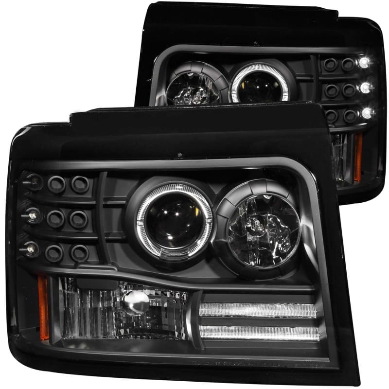 ANZO — Projector Headlight Set w/Halo