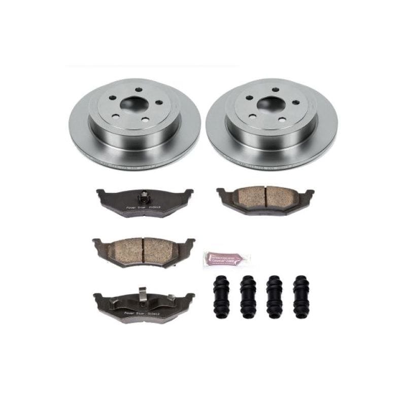 PowerStop — OE Stock Replacement Low-Dust Ceramic Brake Pad and Rotor Kit