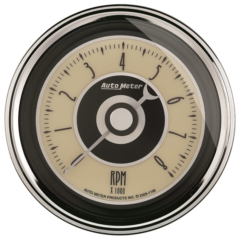 AutoMeter — GAUGE, TACHOMETER, 3 3/8", 8K RPM, IN-DASH, CRUISER AD