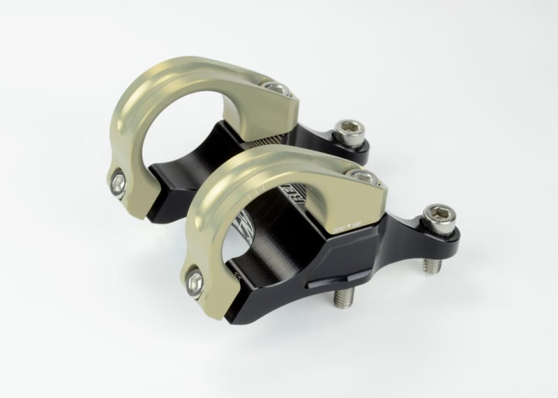Renthal — Renthal Integra II Stem. 50 mm. x 10 mm. - Aluminum Gold/Black