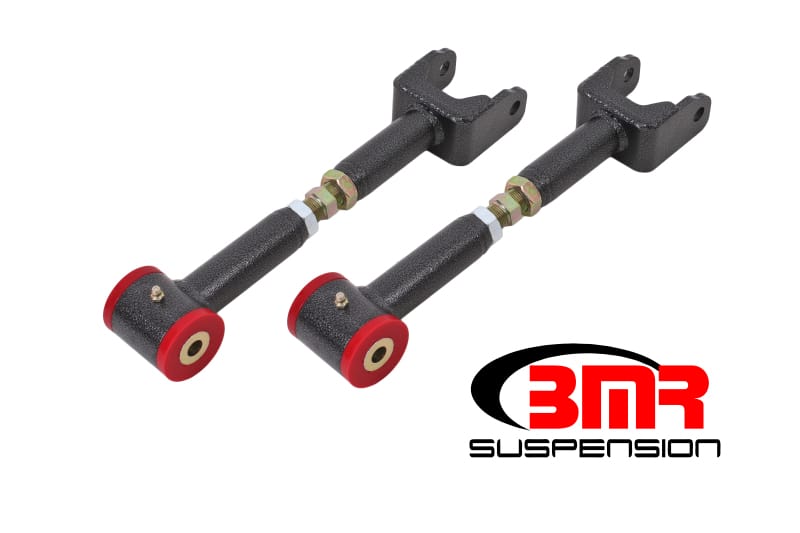 BMR Suspension — Upper Control Arms, DOM, On-car Adjustable, Poly Bushings