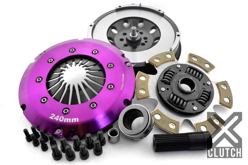 XCLUTCH — Clutch Kit Inc Chromoly Flywheel; Stage 2R  Ceramic Race Disc