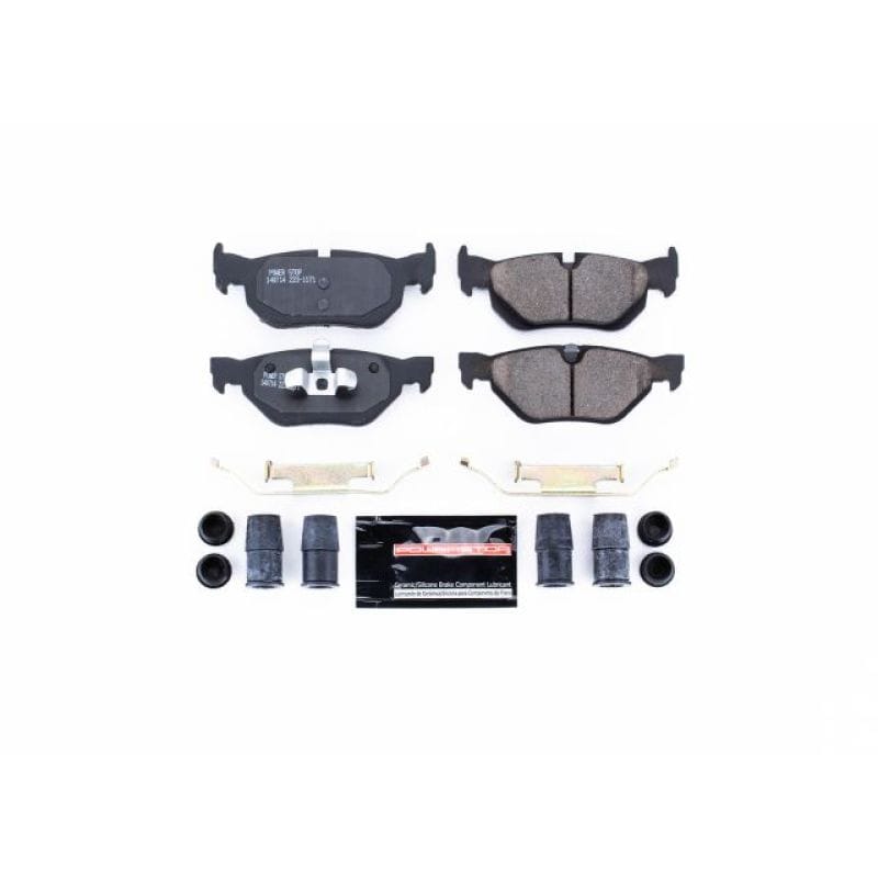 PowerStop — PowerStop - Z23 Daily Driver Carbon-Fiber Ceramic Brake Pads with Hardware Kit