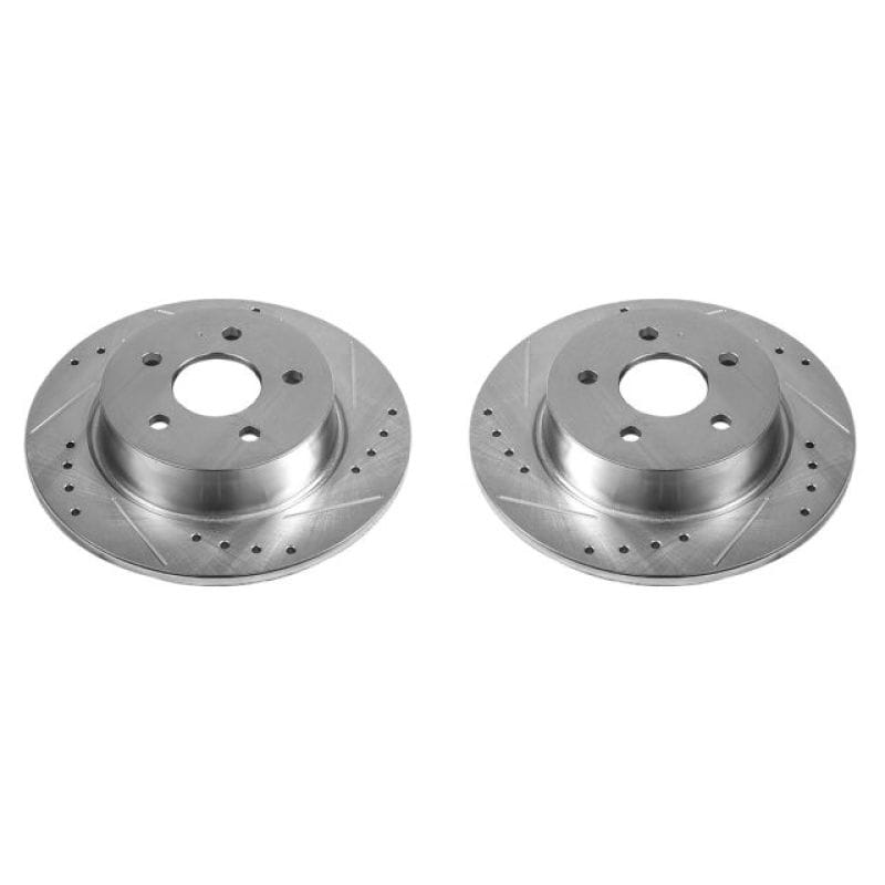 PowerStop — PowerStop Evolution Performance Drilled, Slotted & Plated Brake Rotor Pair