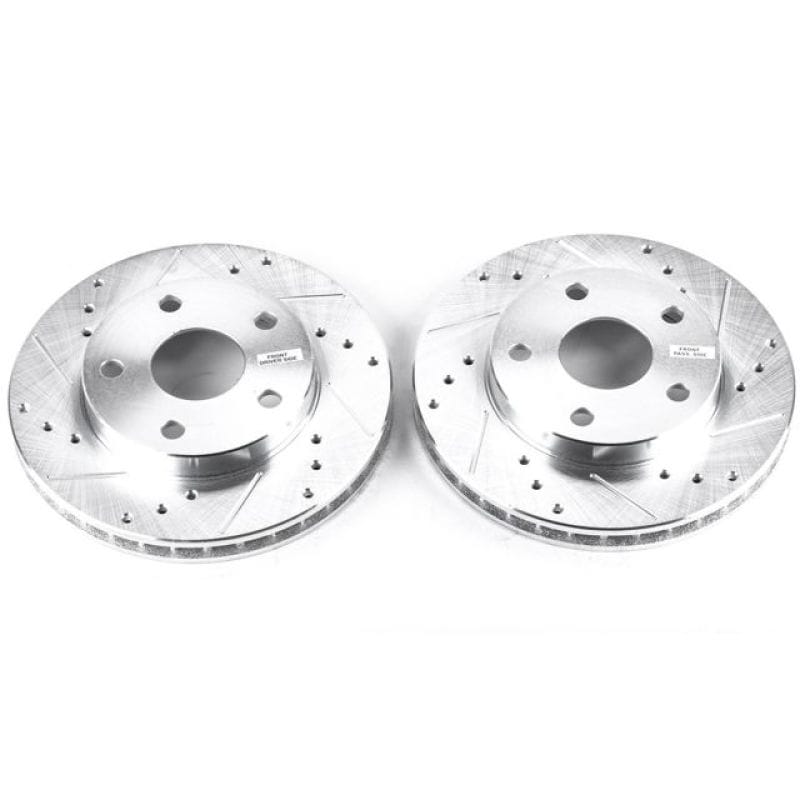 PowerStop — PowerStop Evolution Performance Drilled, Slotted & Plated Brake Rotor Pair