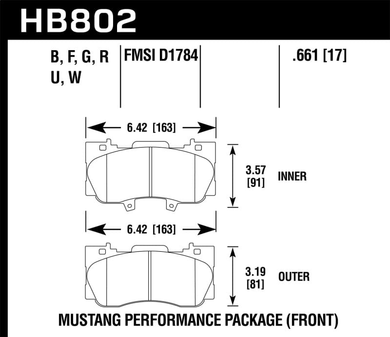 Hawk Performance — HPS 5.0 Disc Brake Pad