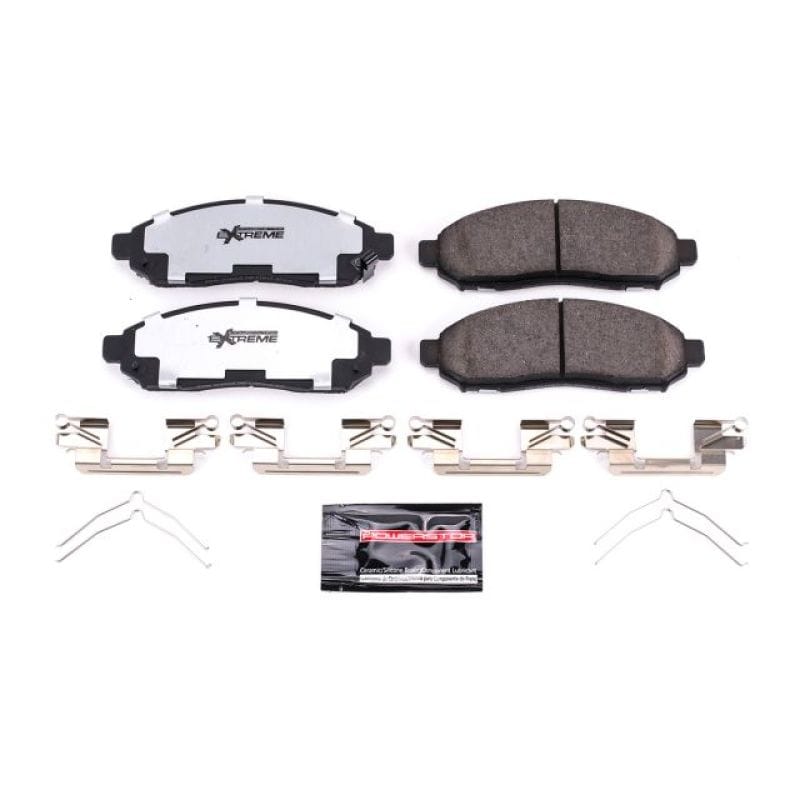 PowerStop — PowerStop - Z36 Truck and SUV Carbon-Fiber Ceramic Brake Pads with Hardware Kit