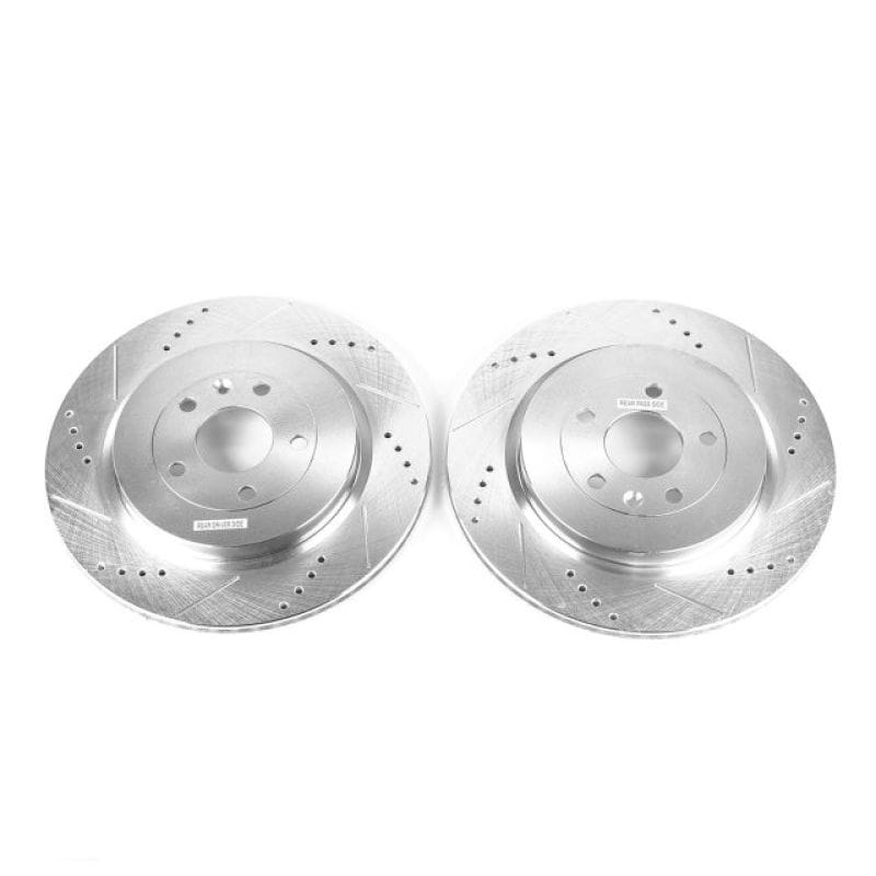 PowerStop — PowerStop Evolution Performance Drilled, Slotted & Plated Brake Rotor Pair
