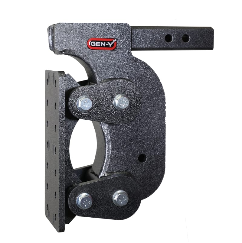 GEN-Y Hitch — Gen-Y The Boss Torsion-Flex Pintle Plate 2in Shank 12.5in Drop 16K Hitch w/GH-0100 Stabilizer Kit
Pintle Plate