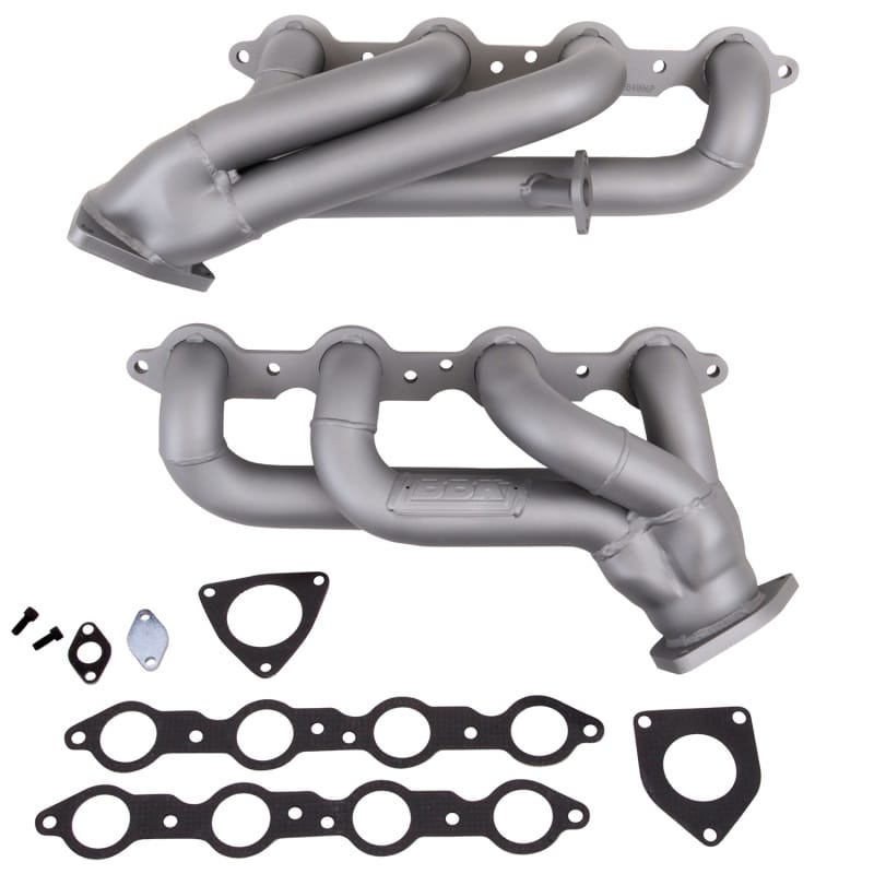 BBK — 1999-2013 GM TRUCK/SUV 6.0L 1-3/4 SHORTY HEADERS (TITANIUM CERAMIC)
Shorty Tuned Length Exhaust Header Kit
