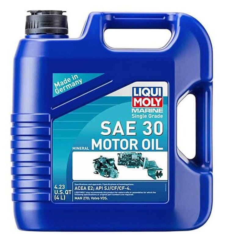LIQUI MOLY — LIQUI MOLY 4L Marine Single Grade Motor Oil SAE 30