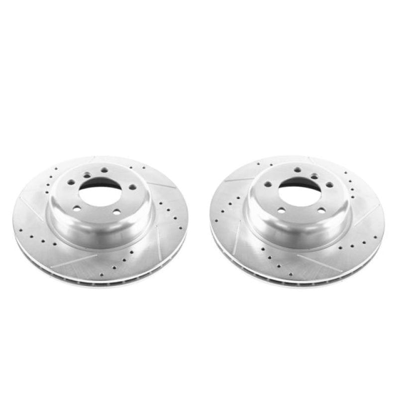 PowerStop — PowerStop Evolution Performance Drilled, Slotted & Plated Brake Rotor Pair
