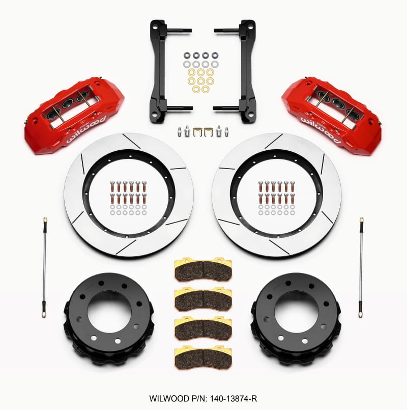 Wilwood — KIT,REAR,GM 2500 HD,2011-2019,TX6R 15.50x1.38 ROTOR,RED