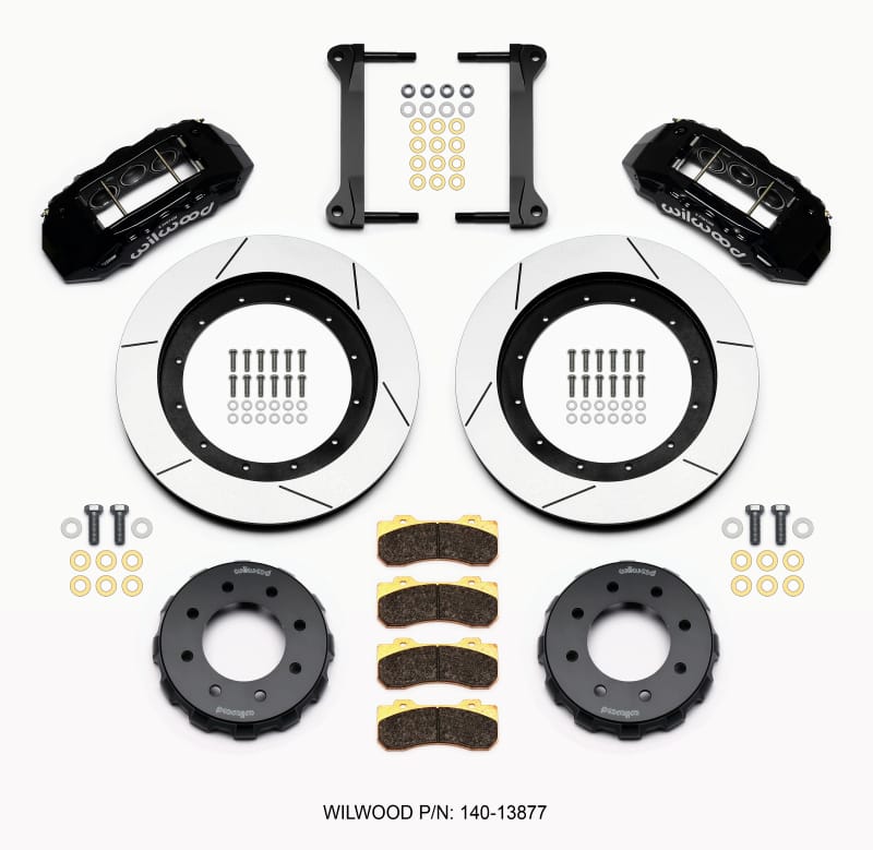 Wilwood — KIT,FRONT,TX6R,H2/2500 SERIES,99-2010 16.00 ROTOR,BLACK