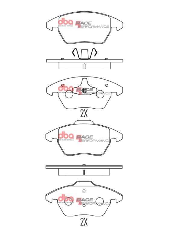 DBA — Front Race Performance Brake Pads