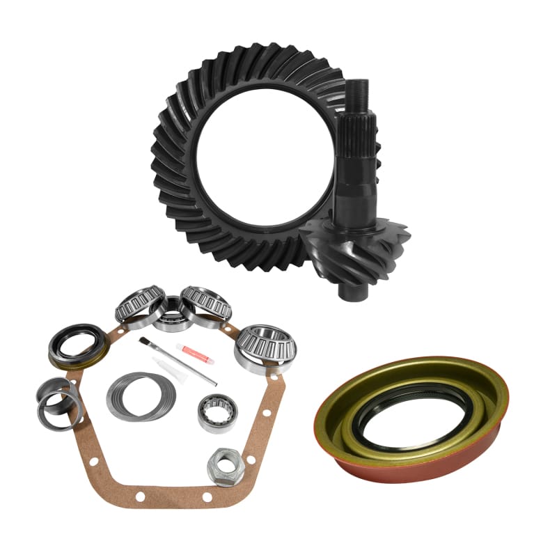 Yukon Gear & Axle — 10.5" GM 14 Bolt 5.13 Thick Rear Ring & Pinion & Install Kit
10.5in. GM 14 Bolt 5.13 Thick Rear Ring/Pinion/Install Kit