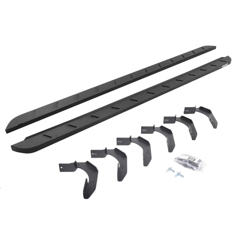 Go Rhino — RB10 Slim Line Running Boards with Mounting Brackets Kit