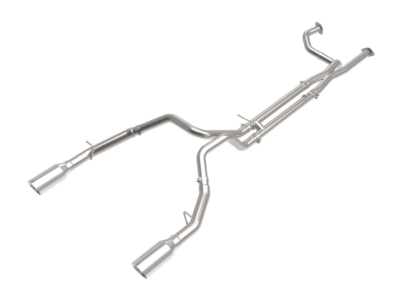 aFe — Vulcan Series 3 IN 304 Stainless Steel Cat-Back Exhaust System w/Polished Tip