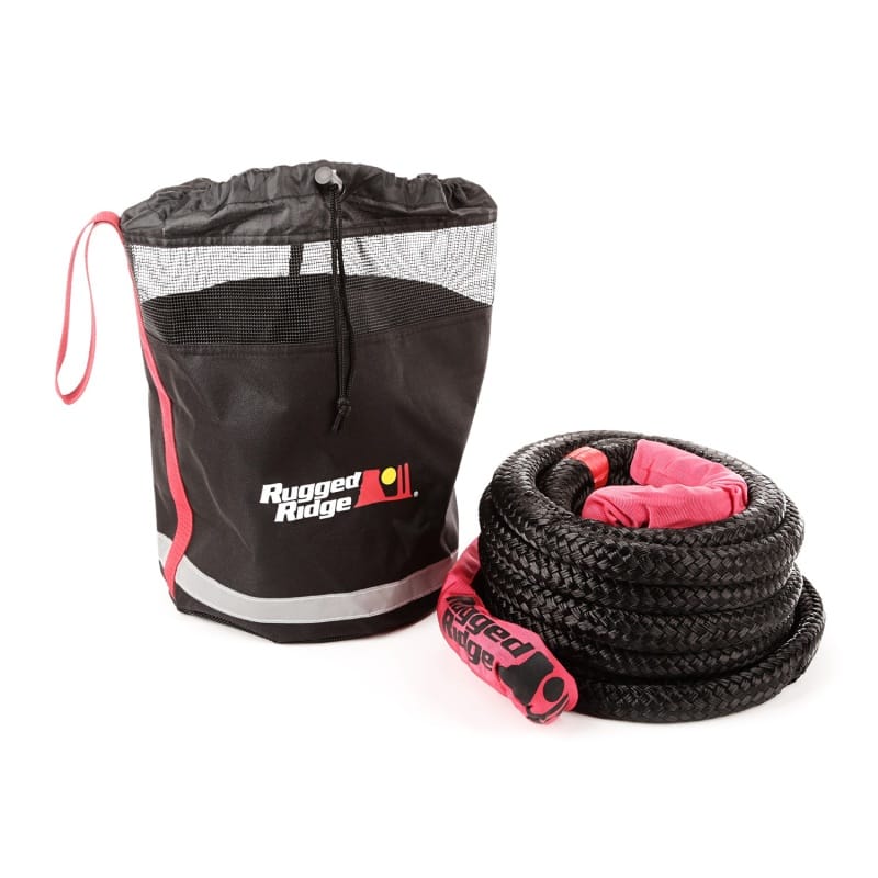 Rugged Ridge — Kinetic Recovery Rope Kit, Cinch Storage Bag
Kinetic Recovery Rope
