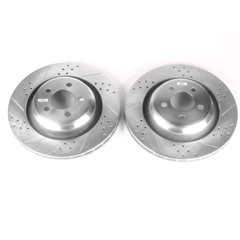 PowerStop — PowerStop Evolution Performance Drilled, Slotted & Plated Brake Rotor Pair