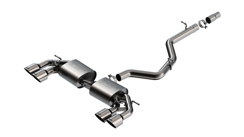 Borla — Borla 22-25 Volkswagen Golf R S-type Cat-Back Exhaust - Dual 4.5in Stainless Brushed Tips w/ Logo
Cat-Back System