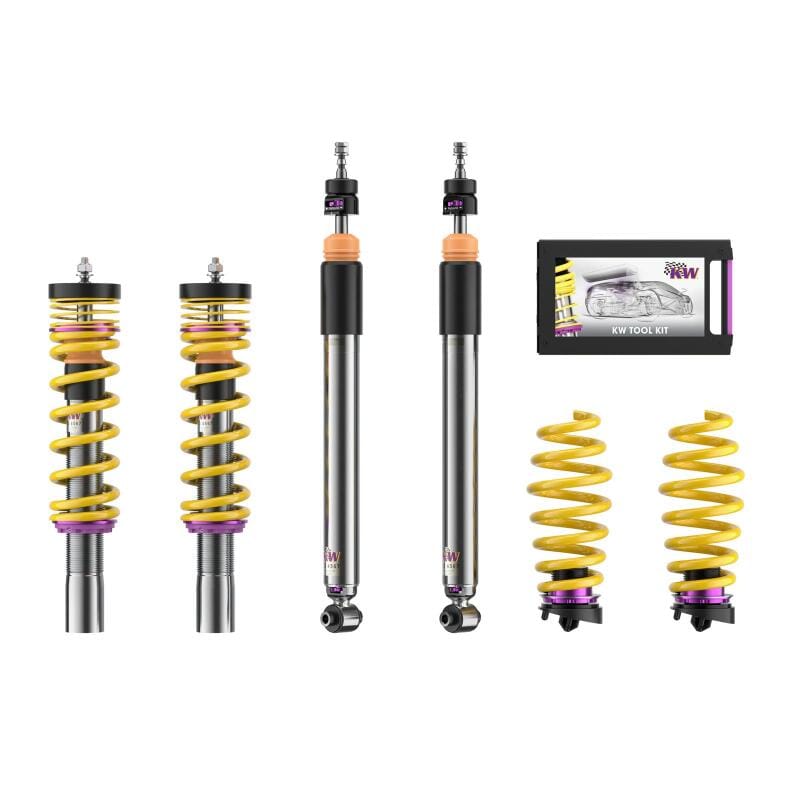 KW — Height Adjustable Coilovers with Independent Compression and Rebound Technology
KW COILOVER KIT V3 BUNDLE - 352100CW
