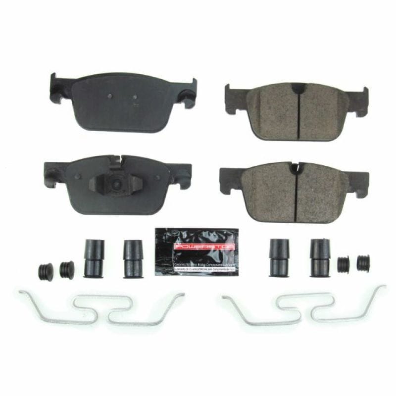 PowerStop — PowerStop - Z23 Daily Driver Carbon-Fiber Ceramic Brake Pads with Hardware Kit