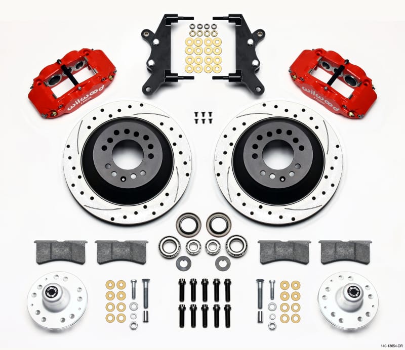 Wilwood — KIT,FRONT,GALAXIE,60-68,DRUM SPINDLE 12.88x1.10,1 PC ROTOR,SRP,RED