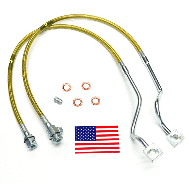 Superlift — Bulletproof Brake Hose - Front - 99-04 F-250/F350 w/ 4-8" Lift
Bulletproof Brake Hose-Front-99-04 F-250/F350 w/4-8in. Lift