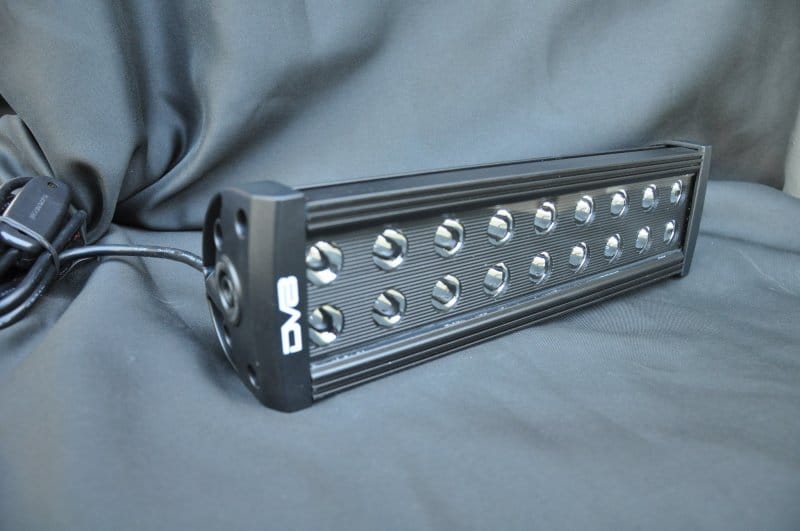 DV8 Offroad — 12 in. Dual Row LED Light Bar; Black Face