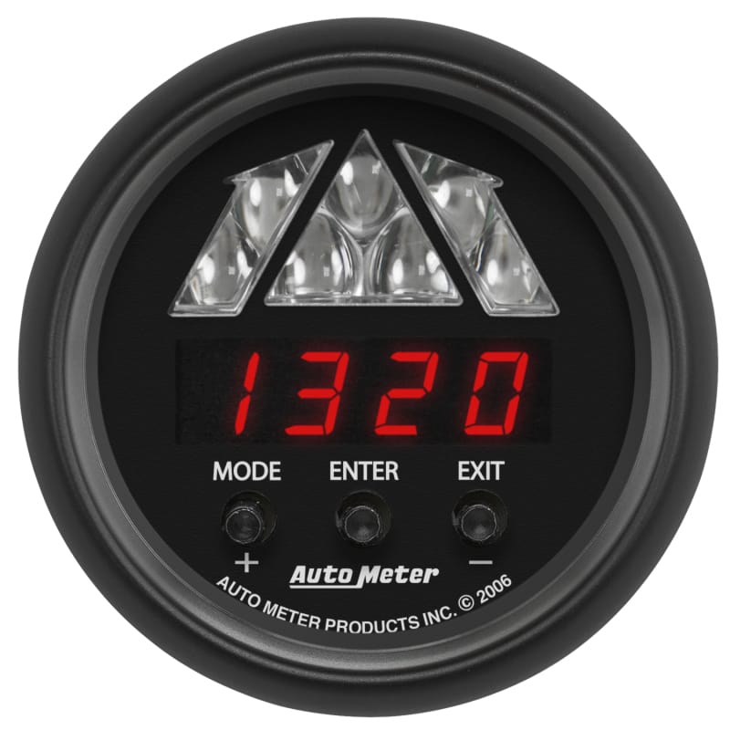 AutoMeter — GAUGE, TACHOMETER, DIGITAL RPM W/ LED SHIFT LIGHT, Z-SERIES