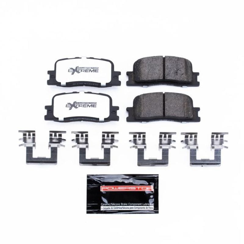 PowerStop — PowerStop - Z36 Truck and SUV Carbon-Fiber Ceramic Brake Pads with Hardware Kit